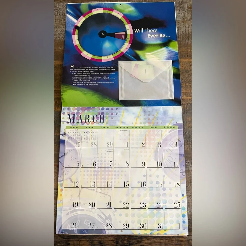 Vintage 2020 Millennium Scrapbook Calendar